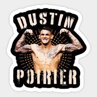 vintage dustin poirier Sticker